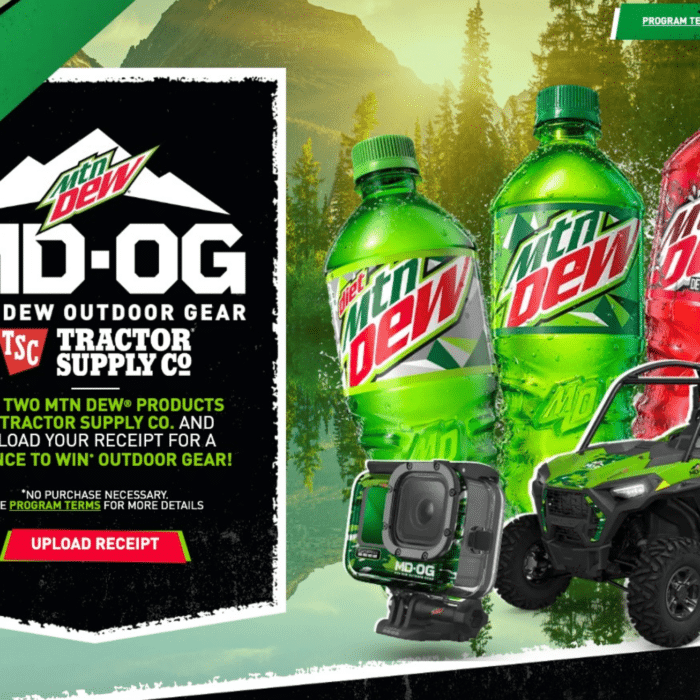 Tractor Supply + Mtn Dew Outdoor Sweeps
